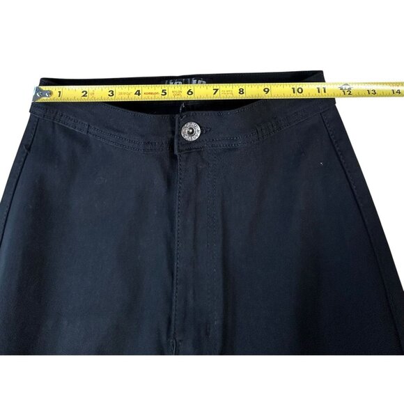 NEW JC & JQ Jeans Bell Bottom Ultra Flare Black Women's Sz Medium Stretch NWT - Picture 9 of 12